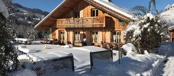 Chalet apartment, close to Chamonix and Megève, swimming spa and sauna