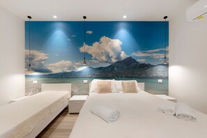 1 dormitorio, tabla de planchar con plancha, wifi y ropa de cama