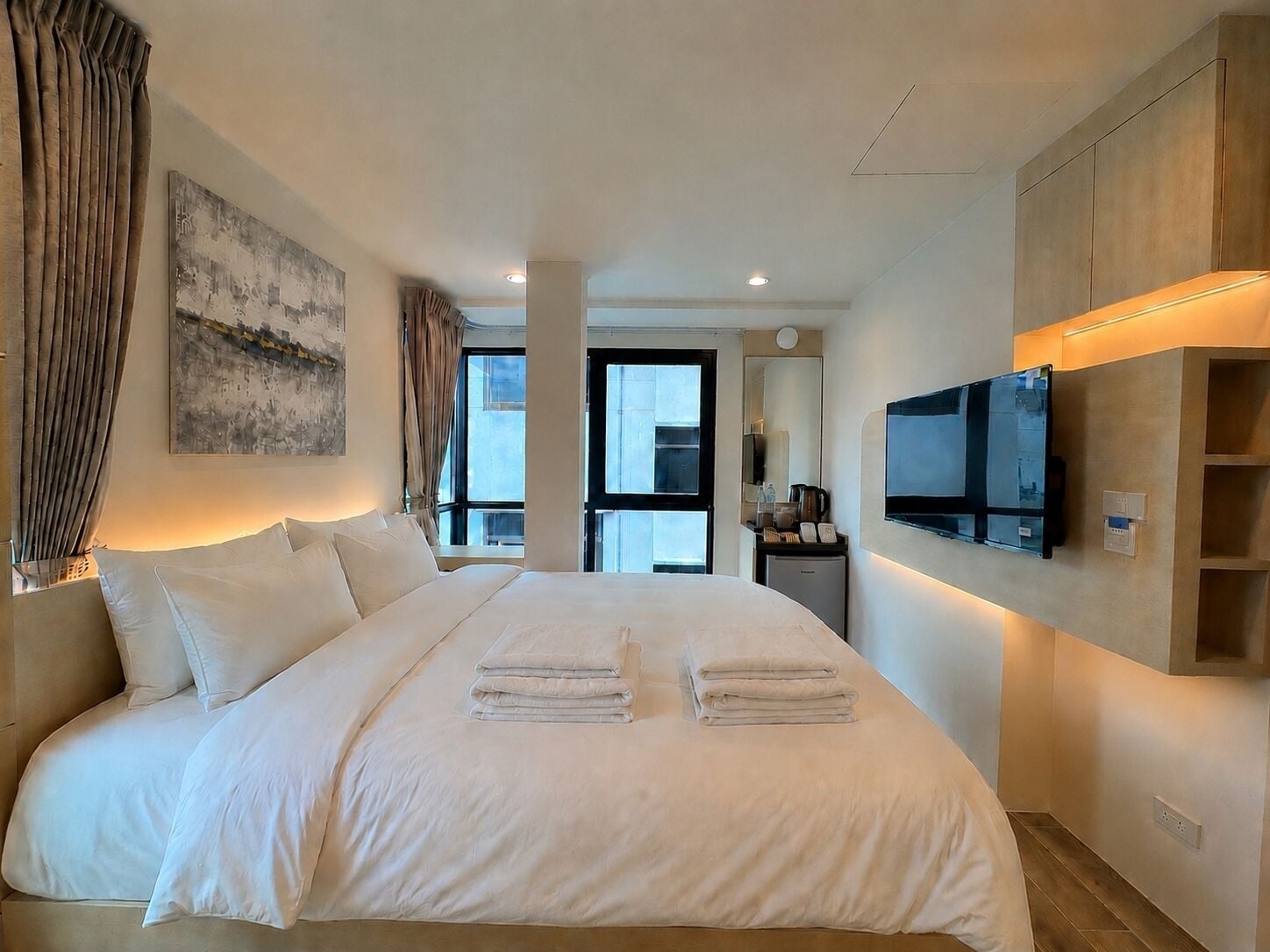 Deluxe kamer | Luxe beddengoed, donsdekens, bedden met traagschuimmatrassen