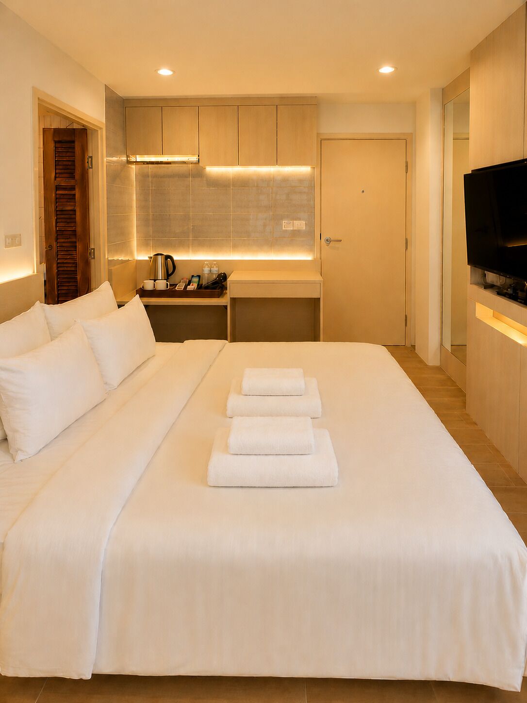 Habitación individual estándar | Ropa de cama de alta calidad, edredón y camas con efecto memoria 