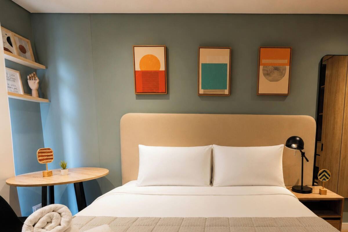Estudio Confort | Ropa de cama de alta calidad, caja fuerte, cortinas opacas