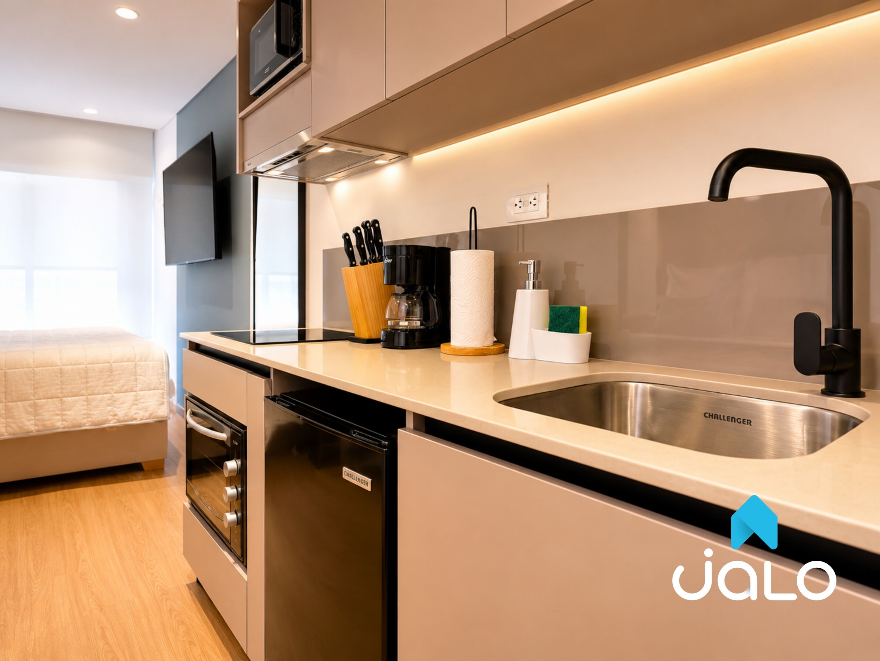 Condo, City View | Private kitchen
