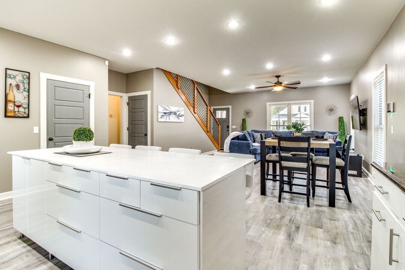Dining Area | Kitchen Island Views | Open Concept Layout