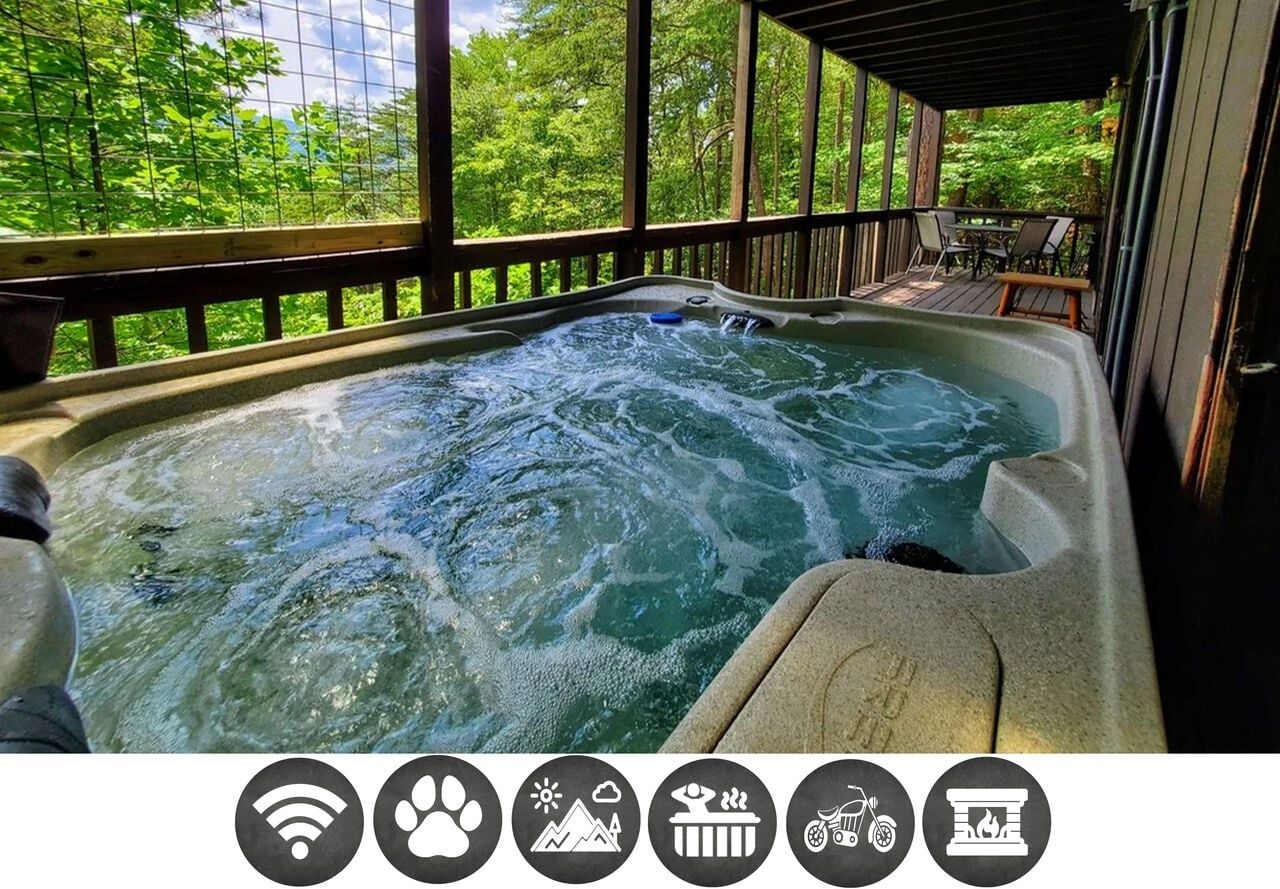 Bain à remous extérieur