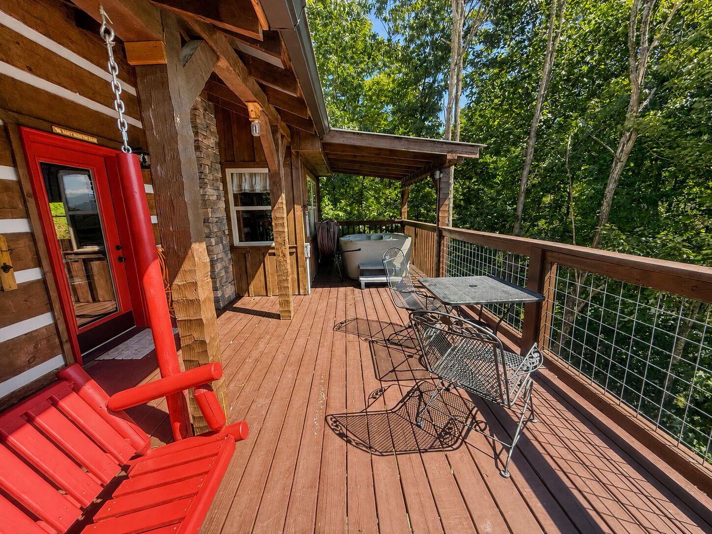 Cabin, 1 Bedroom | Outdoor dining