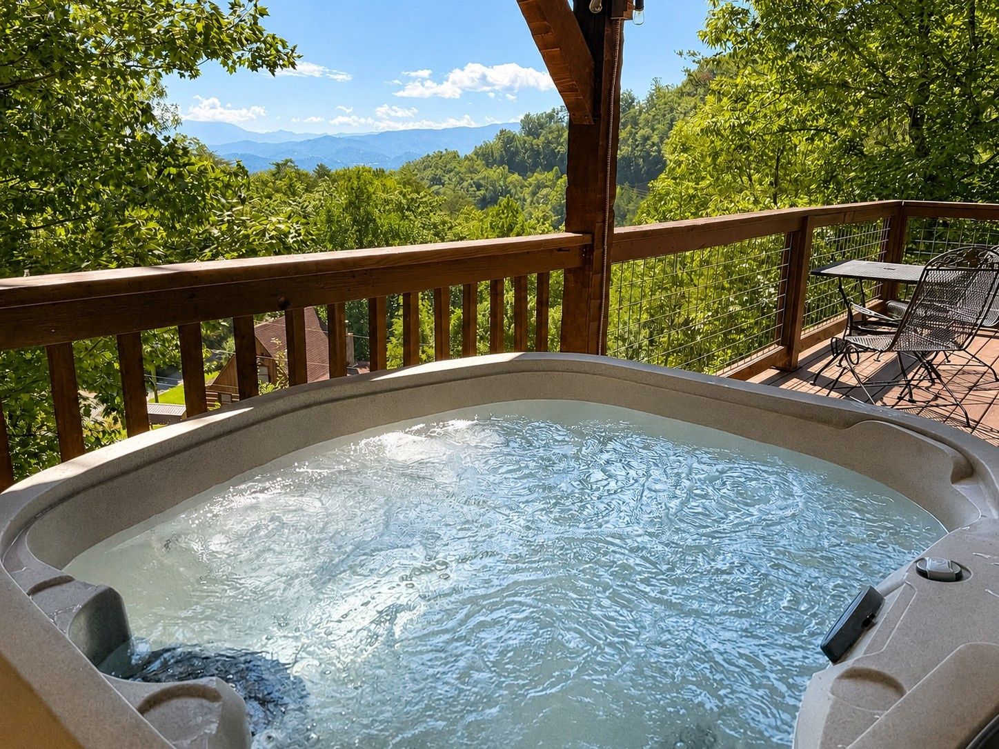 Bain à remous extérieur
