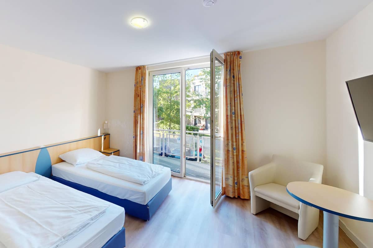 Basic Double or Twin Room, Patio | Desk, laptop workspace, free WiFi