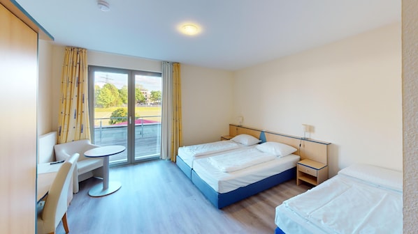 Comfort Triple Room, Patio | Desk, laptop workspace, free WiFi