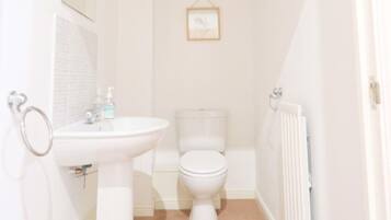 Dusche, Haartrockner, Shampoo