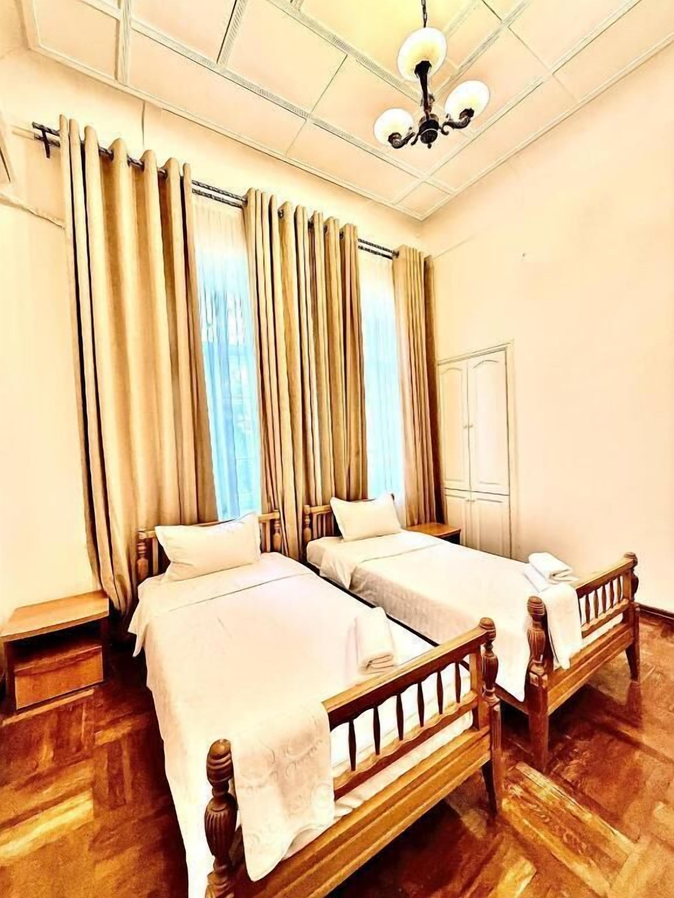 Desk, blackout drapes, iron/ironing board, free WiFi