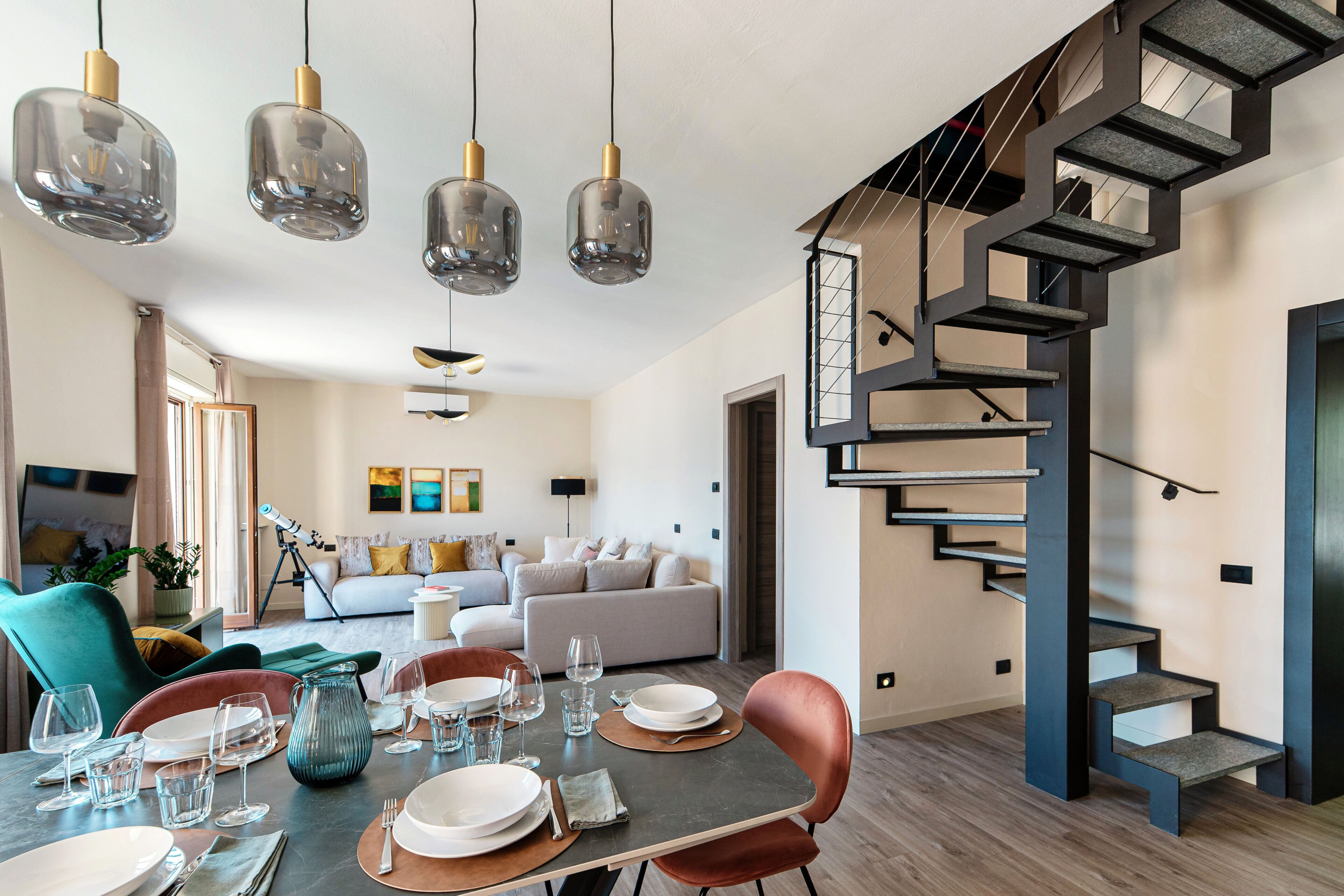 Appartement, uitzicht op meer | Dineerruimte