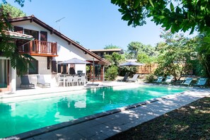 A heated pool - Villa Igelak - Hossegor - Center - Lake - Pool (Soorts-Hossegor)