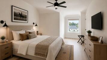 Iron/ironing board, WiFi, bed sheets