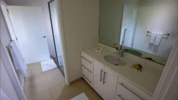 Towels, soap, toilet paper