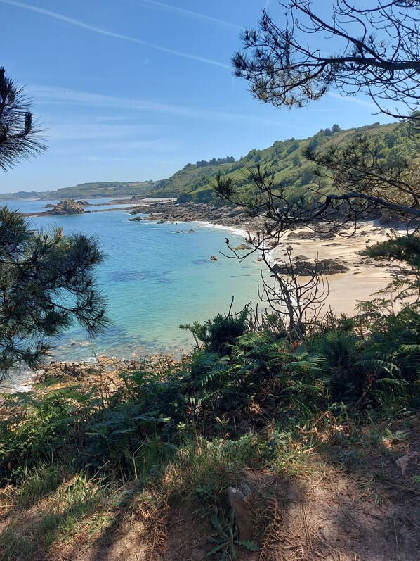 Beach - Quiet house on a plot of 1000m close to the beach venizella 500m etGR 34 (GUIMAEC)