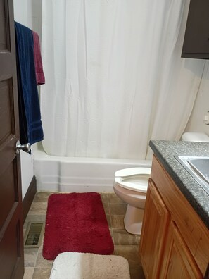 Bathroom - The Patriot on old Route 66 40 minutes from St Louis Mo. or Springfield, Il (Staunton)