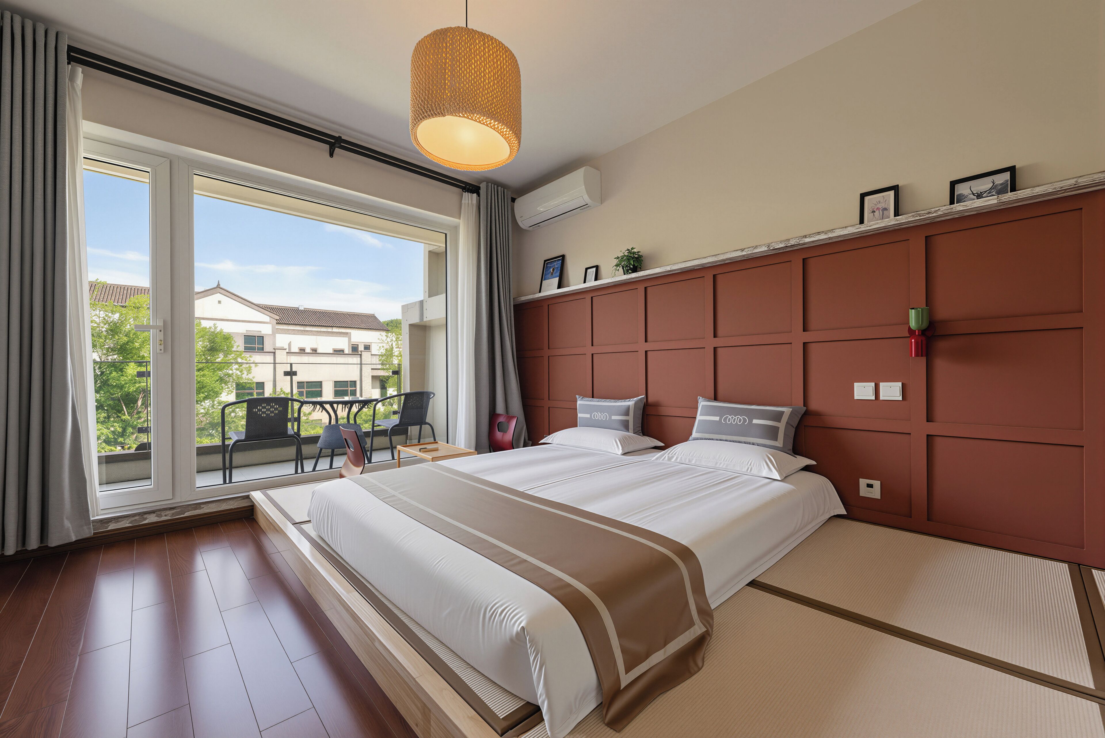 Luxury Villa, Balcony, Courtyard View | Premium bedding, individually decorated, individually furnished, desk
