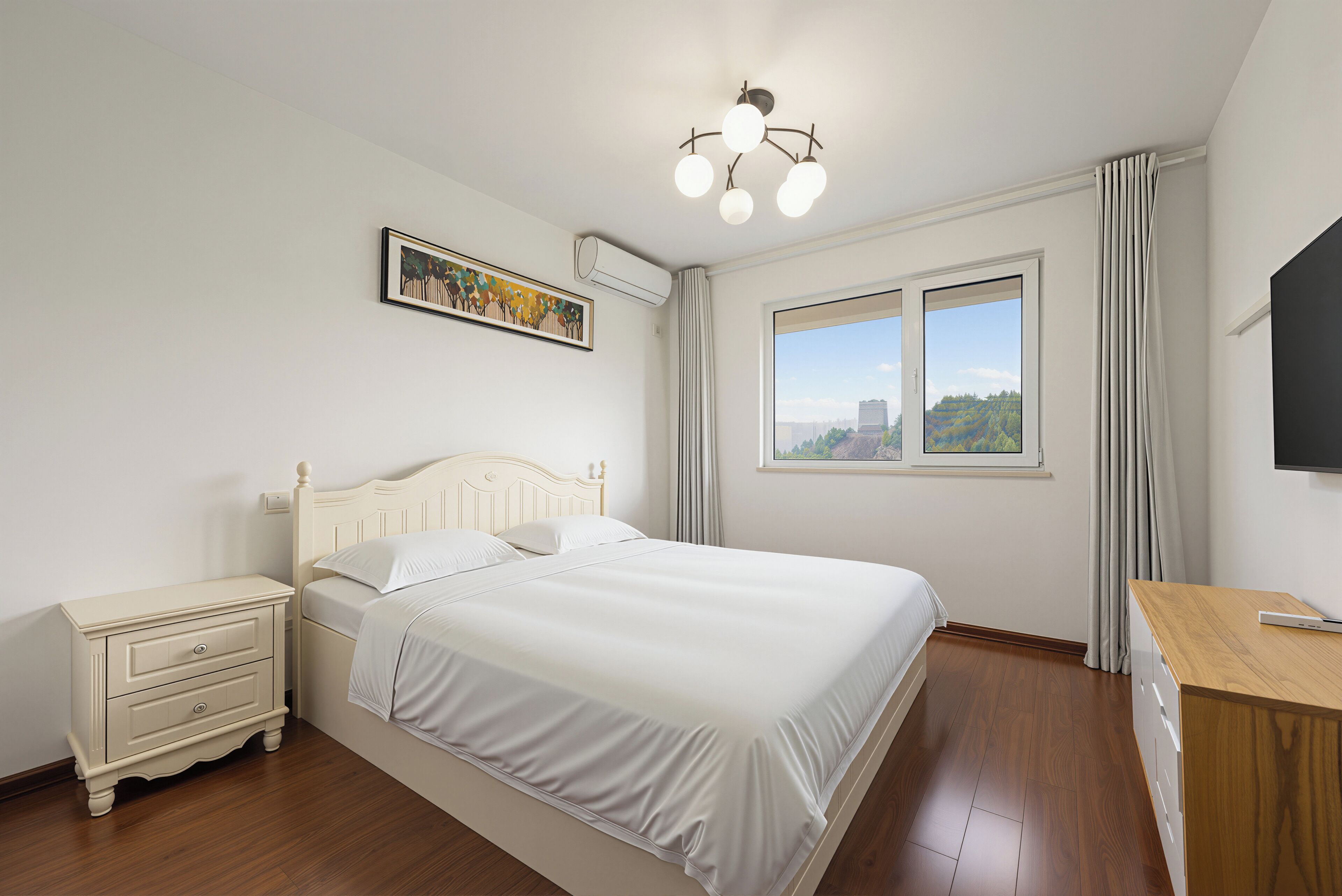 Suite Elite, balcone, vista collina | Biancheria da letto di alta qualità, con stile personalizzato