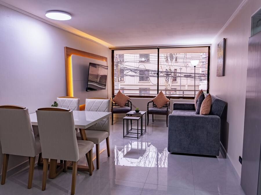 Appartamento Deluxe, vista città | Area soggiorno