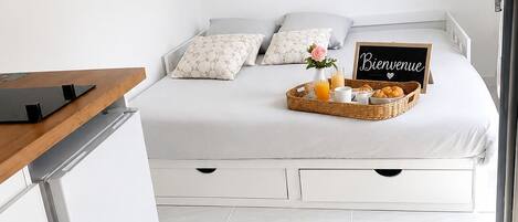 1 Schlafzimmer, Internetzugang, Bettwäsche