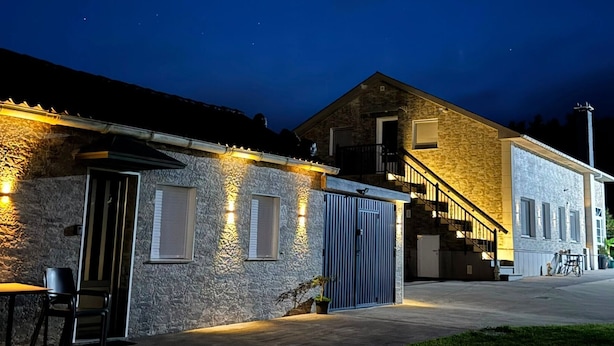 Exterior - Apartment at Casa Rural La Pradera with Mountain Views, Garden, and Wi-Fi (A Espiñeira)