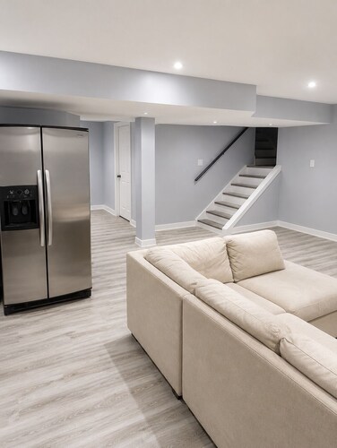 Cozy and fully furnished 2-bedroom basement apartment in Brampton