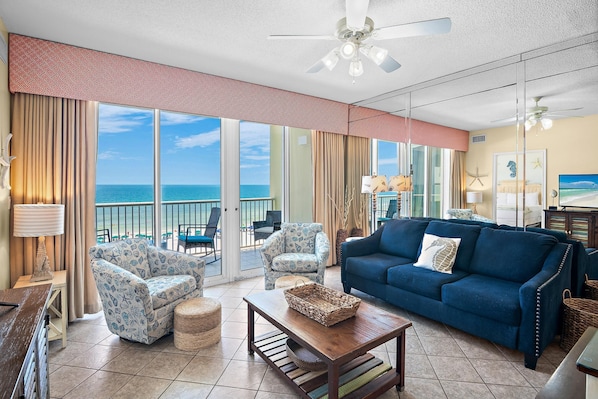 Condo, Multiple Beds (Waters Edge #511) | Living area - Waters Edge #511 (Fort Walton Beach)