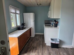 Private kitchen - Delightful 2-bedroom cottage with AC in Ludington (Ludington)