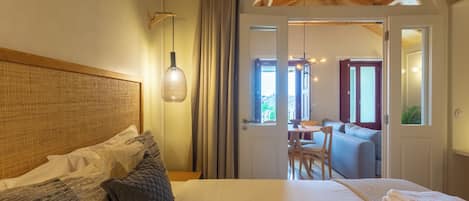 Departamento Confort, patio, vista a la ciudad | Escritorio, espacio para trabajar con laptop y wifi gratis