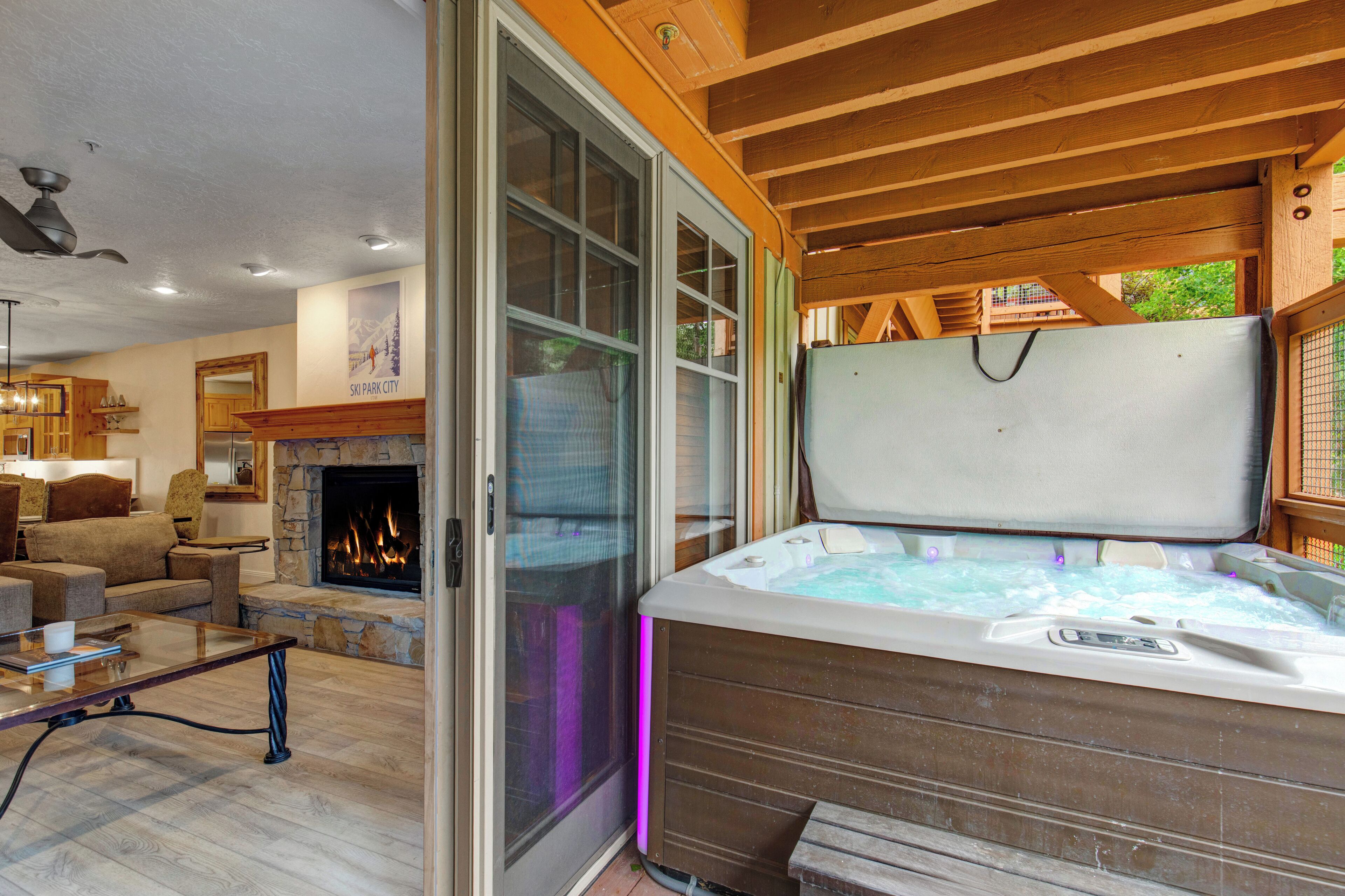 Bain à remous extérieur
