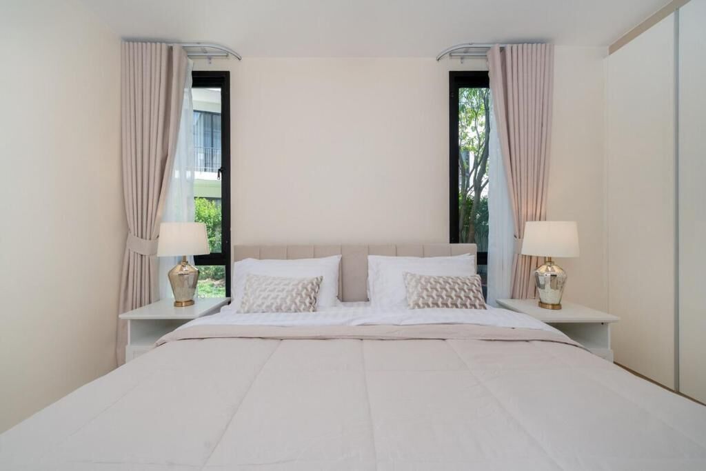 Villa, Balcony, Garden View | In-room safe, blackout drapes, iron/ironing board, free WiFi