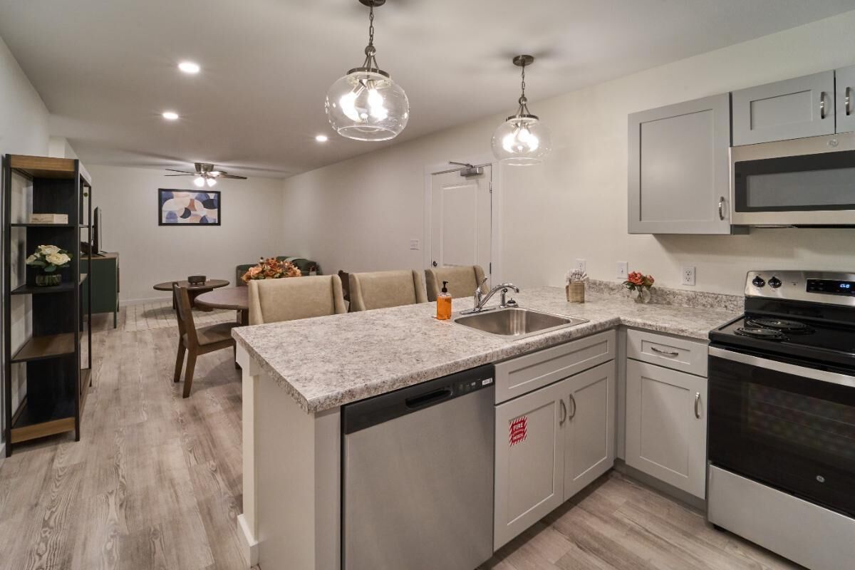 Condo, Multiple Beds (The Ruby 115) | Private kitchen