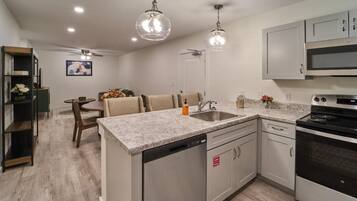 Condo, Multiple Beds (The Ruby 115) | Private kitchen