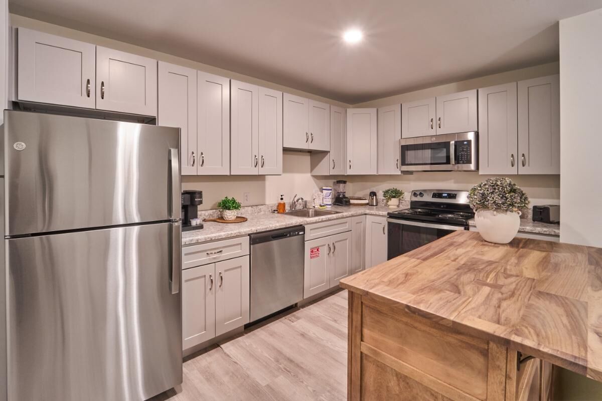 Condo, 1 cama Queen e sofá-cama (The Ruby 202) | Cozinha privada