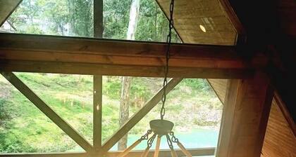 Waterfront Texas Cabin in a Magical Forest
