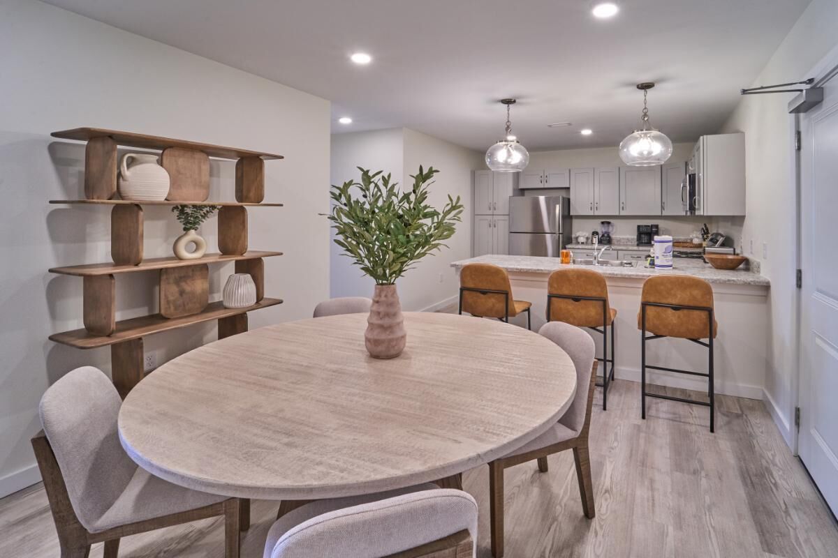 Condo, Multiple Beds (The Ruby 301) | Dining