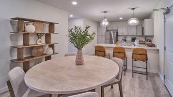 Condo, Multiple Beds (The Ruby 301) | Dining