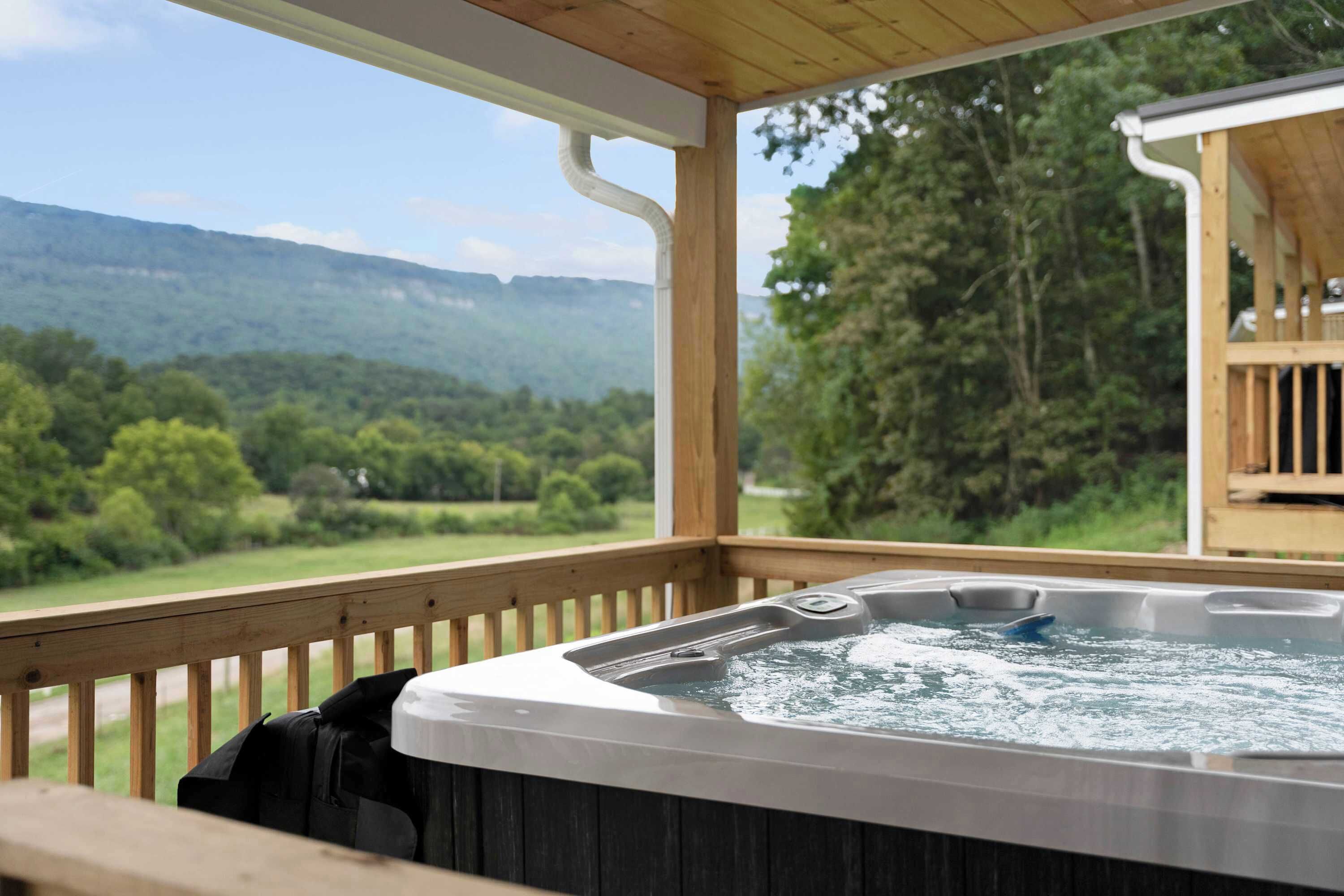 Bain à remous extérieur