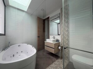 Towels, soap, toilet paper