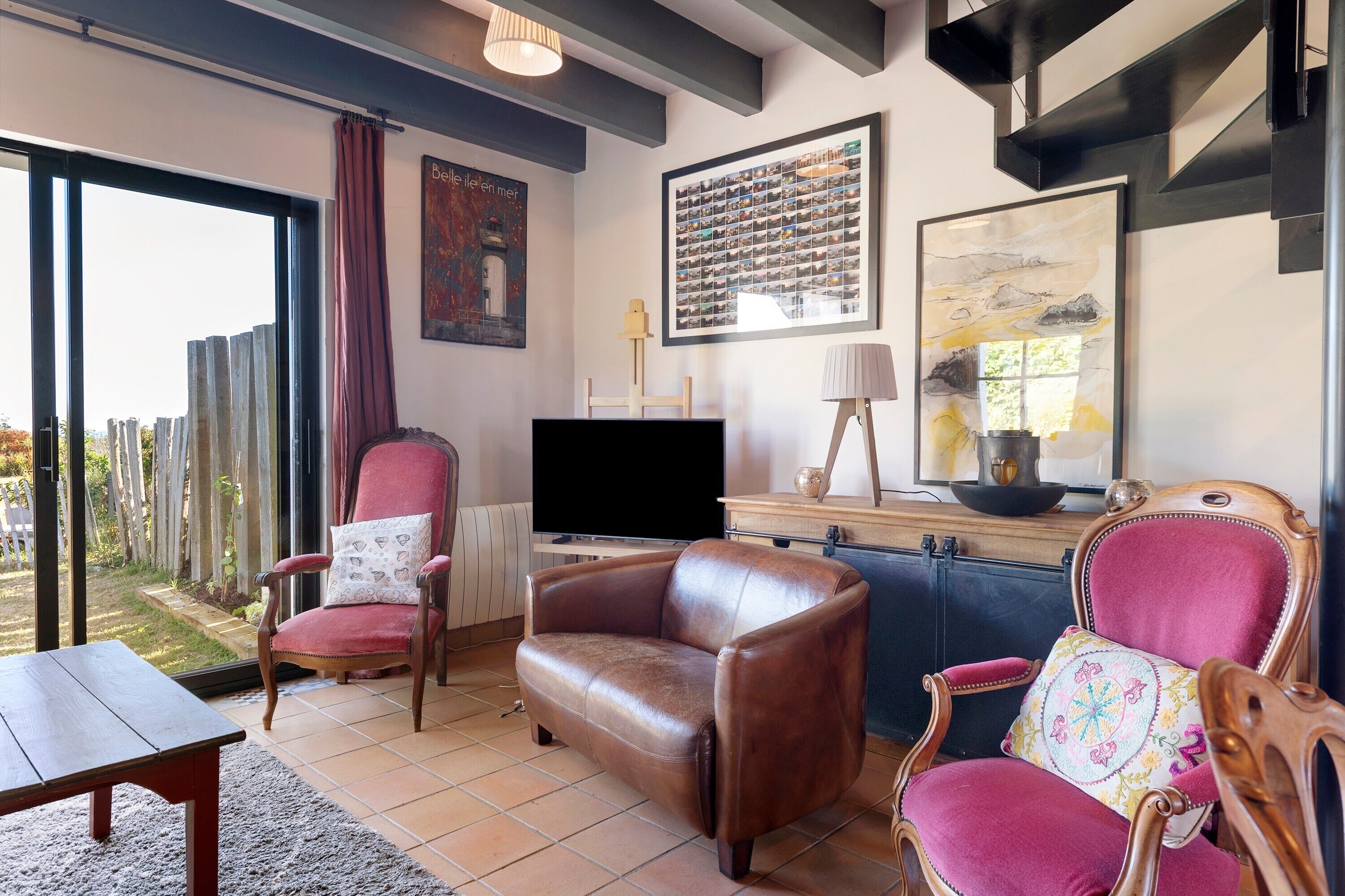 Maison De Vacances 'Escale Sauzonnaise' Avec Vue Mer, Terrasse Et Wi-fi - Sauzon