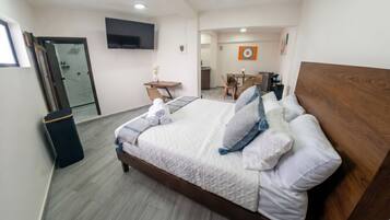 Habitación ejecutiva, para no fumadores | Escritorio, tabla de planchar con plancha y wifi gratis