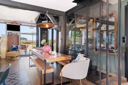 Chambre d’hôtes « Escale Sauzonnaise - La Baie » avec vue mer, piscine partagée et Wi-Fi