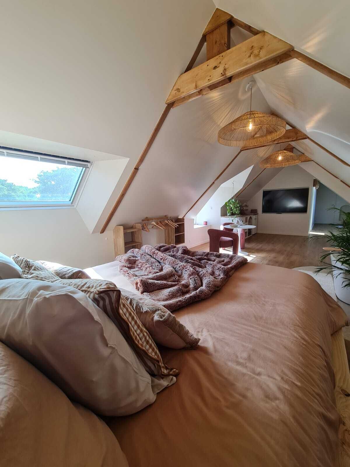 1 chambre, fer et planche à repasser, Wi-Fi, draps fournis