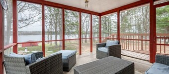 Lawrence Lake Lookout | 3 Bed, 2 Bath Cabin | Dock, Paddleboat, Screened Porch