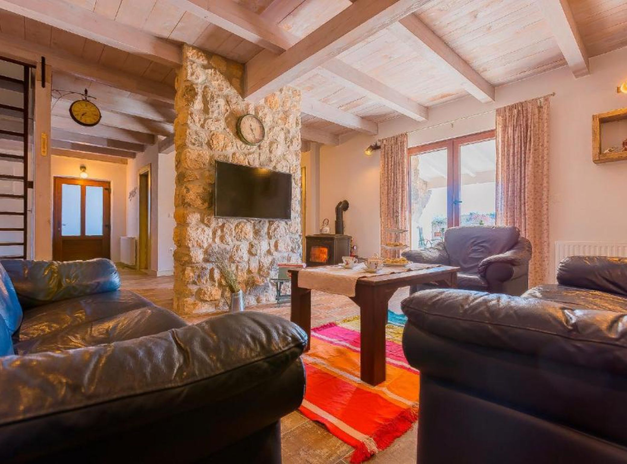 Villa (Rustic Haven Villa with swimming pool) | Living room