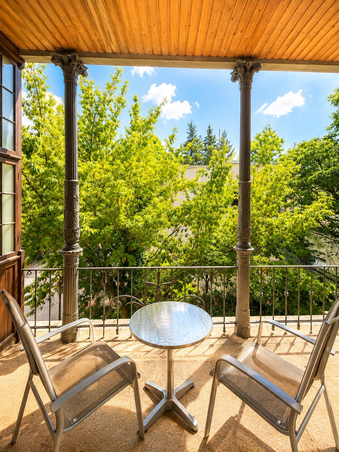Junior Double Room, City View | Terrace/patio