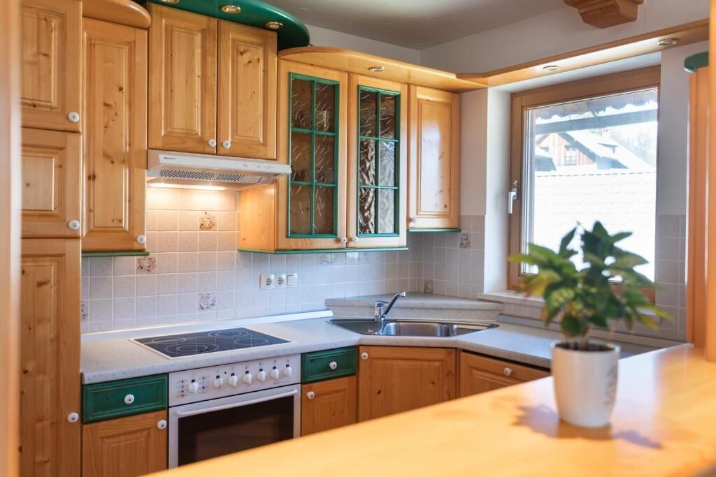 Appartamento Luxury, balcone, vista giardino | Cucina privata