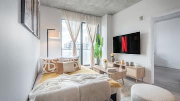 Desk, iron/ironing board, travel crib, WiFi
