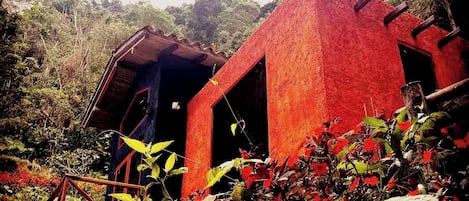 Cabana, 2 quartos, para fumantes, sacada | Fachada