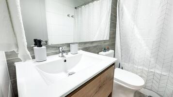 Standard Apartment, 1 King Bed with Sofa bed, Balcony | Bathroom